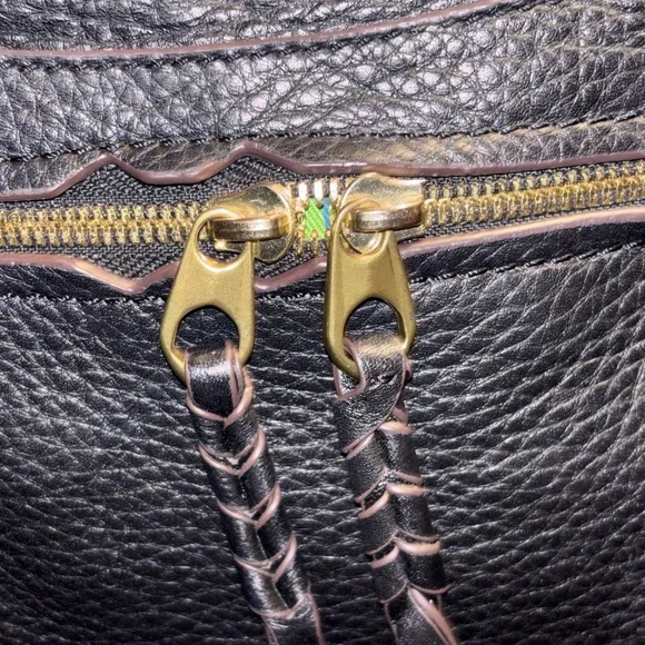 orYANY Sarah Leather Bag with Gold Accents - Picture 15 of 17